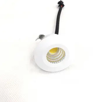 Mini LED Einbaustrahler 10X 3W mit Trafo Stecksystem Einbauspot Deckenspots Einbauleuchten Einbaurahmen (Warmweiß rund) [Energi