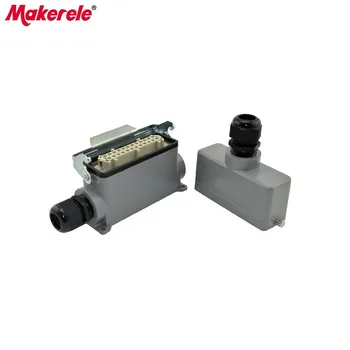 MK-ON-024-4D 16A terminal blok moči crimp plug težka priključki za predenje in pakiranje stroj