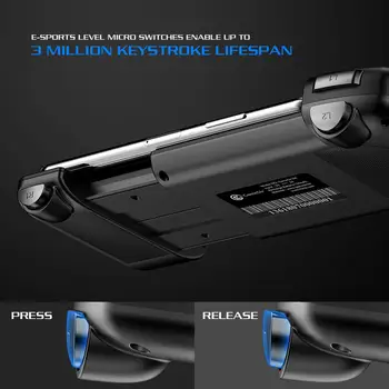 Mobilnih Iger Touchroller Brezžični Krmilnik s 3D Palčko Sproži Gumbi G-Touch Tehnologijo Za iOS FPS MOBA Igre