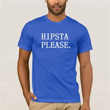 Moške Majice s kratkimi rokavi Bombaž za Moške Šport T srajce HIPSTA prosimo, natisnjena smešno Vroče moške zabavno priložnostne print majica s kratkimi rokavi
