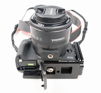 NAJMOČNEJŠEGA za Canon EOS M6 Fotoaparat Tripode Ploščo FLCM6 Pro Navpično po Meri L Nosilec za Vertikalno Ustrelil Hitro Sprostitev L krožnike