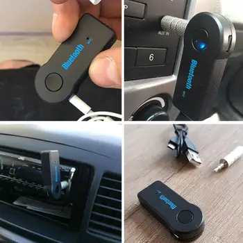 Novi, ki Prihajajo Bluetooth Sprejemnik Bluetooth 3,5 mm Za Telefon AUX MP3 Avdio Avto Stereo Glasbeni Sprejemnik Z Mic Adapter