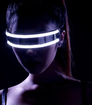 Nočni klub Bar, Tehnologija LED Svetlobna Očala Fazi Rekviziti Ples Kopalke Dodatki Stranka Flash Očala Za DJ Rave Pevka Ples