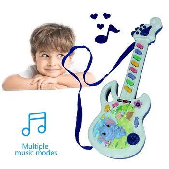 OCDAY Električna Kitara Glasbena Igrača Igrajo Fant, Fant, Dekle Malčka Učenje Razvojne Elektronska Igrača Začetku Izobraževalne Igrače Najboljših Daril