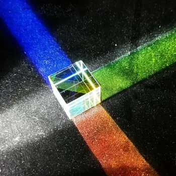 Optični Preizkusu Instrumenta CMY Optična Prizma Kocke - Optično Steklo, Prizma, RGB Razpršenost Šest-Stransko Mavrico Kocka Svetlobe Colo