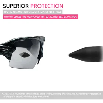 Papaviva Plazme Vijolično Ogledalo Polarizirana Zamenjava Leč Za Antix sončna Očala Okvir UVA & UVB Zaščita
