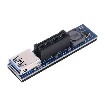 PCI-E Riser Mini PCIE, da PCI-E X1 Razširitev Vrata SATA Adapter Širitev Kartico