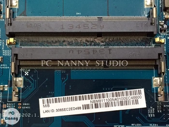 PCNANNY NBM811100N 48.4ZK14.03M za Acer E1-522 Laptop delujočo Matično ploščo