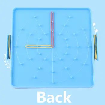 Plastični Nohtov Ploščo Osnovne Matematike Nailboard Orodje Otroci Izobraževalne Igrače Geometrijo Demo starši-otrok, Igre Darila na Debelo