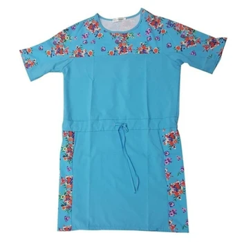 Poletje Obleko 2020 Novo Tiskanje Krog Vratu Pol Rokav Natisnjen Velik Plus Velikost Ženske Mini Cvetlični Obleke Oblačila Vestidos