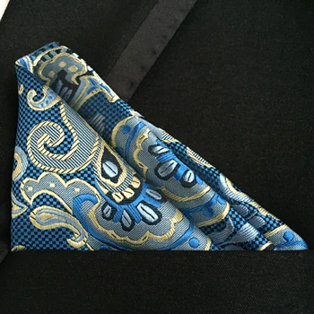 Poroka žep kvadratnih klasičnih paisley handkerchief tekmo enotno kravato