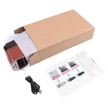 PRODAJA Humanized Polnjenje Design Dihanje Gradient Barve Romantično Svetlobna Avto Multifunkcijski USB 3.0 Polnjenje Sedež Škatla za Shranjevanje