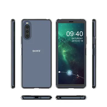 Prozorno Ohišje za Sony Xperia 10 II 2 10m2 Mark II MK II XQ-AU51 XQ-AU52 Narave Telefon Primere,