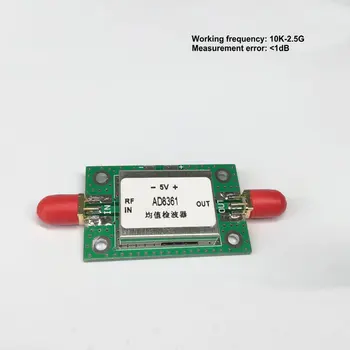 RF Detektor AD8361 Pomeni, Detektor, Moči Meter, SEM Moč Detektor 10KHz-2.5 G