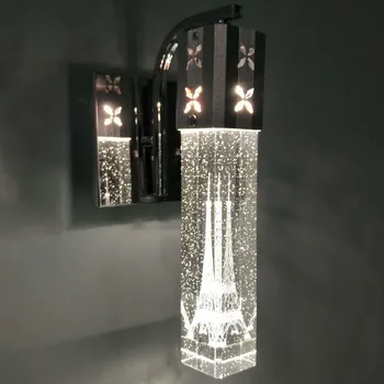 Stenske svetilke crystal stenska svetilka spalnica lučka za študijske sobe, lučka