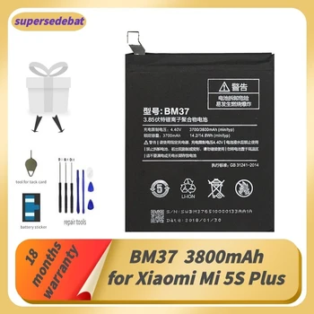 Supersedebat BM37 Mobilnega Telefona, Baterije za Xiaomi Mi 5S Plus Baterija za Pametni telefon Bateria za Xiaomi 5S Plus Batterie Orodja
