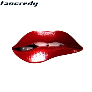 Tancredy Avto Styling 17*8 cm Rdeča Foxy ustnice Avto Nalepke Smešno Vinil 3D Avtomobilska Vrata, Okna Celotno Telo Motocikel Nalepke Nalepke