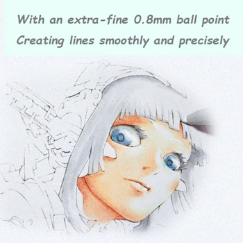 TOUCHNEW 10Pcs 0,8 mm svetlih Barv Umetnik Skica Nastavite Manga Marker Šoli za Risanje flomaster Načrt Dobav Umetniških Označevalcev znamke