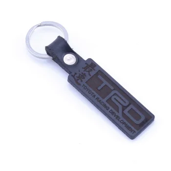 TOYOTA TRD keychain usnje key ring ključnih verige Schlüsselring porte-cles portachiavi laserski rez Velikost: 65x20x3mm