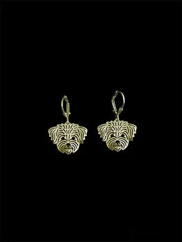 Trendy Coton de Tulear spusti uhani gold silver plated uhani za ženske modni nakit iz indije poročne earing