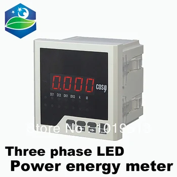 Tri faze LED digitalni plošči merilnik power energy meter w 96 x 96 mm