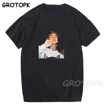 Unisex Natisni T-shirt Rapper Lil Peep T Shirt Rap Hiphop LilPeep Moških in Žensk Kul Ulične Trend T-shirt Grafični Hip Hop Vrhovi