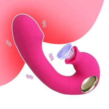 Vagine, Klitoris Stimulator G-spot Massager Sex Igrače za Ženske Ženski Masturbator Oralni Seks Jezika Lizanje 10 Hitrost Dildo, Vibrator