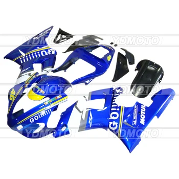 Vgradnjo ABS Plastike Vbrizgavanje Motocikel Fairings Za Yamaha YZF-R1 2000 2001 YZF R1 00 01 YZFR1 Polno Oklep Kit Go Blue