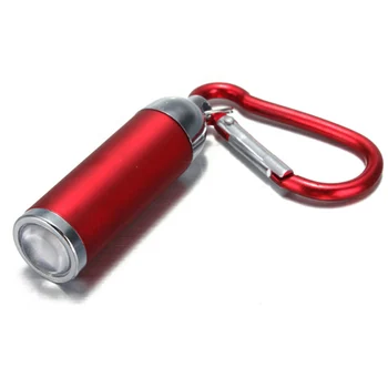 Vroče Mini LED Svetilka baterijska Svetilka KeyChain Keyring Ključnih Verige Ultra Svetla Prenosni Za Kampiranje na Prostem DO2