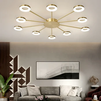 Vse baker dnevna soba lučka preprosta sodoben vzdušje ustvarjalno spalnica, jedilnica stropne svetilke Nordicultra-tanek led stropna svetilka