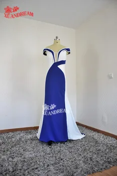 XUANDREAM Pravi made haljo de soiree dveh barvah kratkimi visoke kakovosti brezplačna dostava elegantno poceni večerne obleke XD-93