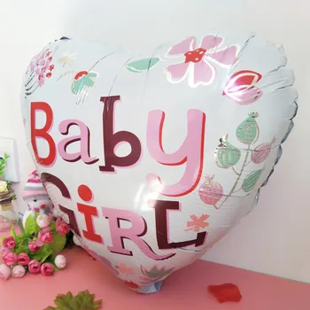 XXYYZZ Novo 18 inch Baby Dekle Cvet Aluminija Balon Žogo Napihljivi Debelo Visoke Kakovosti Za Otroka Darilo