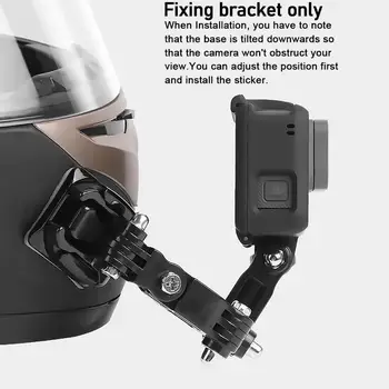 Za Gopro Hero 6/5/4 Motoristična Čelada Brado Podaljšali Fiksni Nosilec za Majhne Mravlje 4k SJCAM Fotoaparat