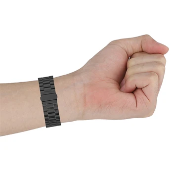 Za Huawei Watch Fit Delov Tri-bead Jekla Pasu Watch Trak Zamenjava Watchband Zapestnica