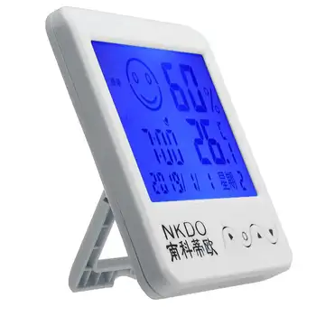 Zaslon LCD Termometer, Higrometer Doma Temperatura Vlažnost Meter Digitalni Merilnik, Merilnik Budilka Digitalni Termostat Orodja