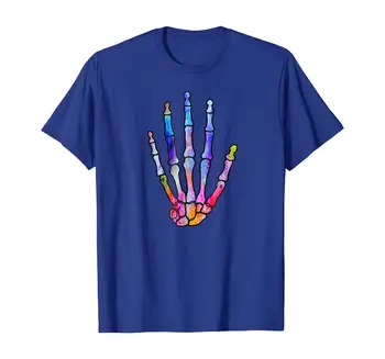 Človeško Okostje Strani Kosti Ortopedskih Akvarel Art T-Shirt