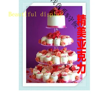 Štiri ravni Evrope vrsta akril poročna torta rack rojstni dan gostije pokal torta dekoracijo snack izdelkov, akril cupcake stojalo