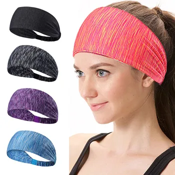 Ženske, Joga bombaža, pletene glavo širok elastični naglavni trak moda