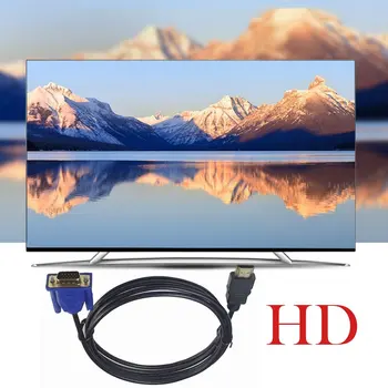 1/1.8/3/5M Kabel HDMI HDMI Na VGA HD Z Avdio Kabel HDMI NA VGA Kabel dropshipping