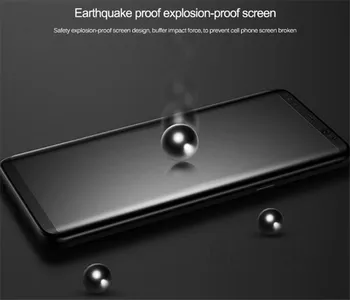 10pcs/veliko 3D Ukrivljen Polno Kritje Kaljeno Steklo Za Samsung Galaxy S9 S9plus S8 S8 Plus S7 S7 rob Opomba 8 Brezplačna Dostava