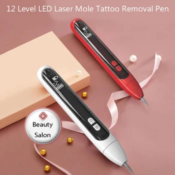 12 Ravni LED Laser Mol Tatoo Odstranitev Pero Obraza Freckle Mol Kože, Odstranjevanje Obraz za Nego Kože Pralni Tatoo Mol Laserski Odstranjevalec