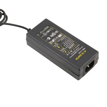 12V 5A 5,5 mm 2,5 mm 2.1 mm AC DC Plug-in Power Adapter Črno Cevjo Priključek Za LED Trak Brezžični Usmerjevalnik