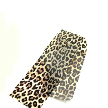 4sheets 4 cm*20 cm Leopard Tiskanja Transfer Folijo Nail Art Nalepke Za nohte DIY Folijo Nastavite Zvezdnato Folije, Papir, Dekoracije Nohtov