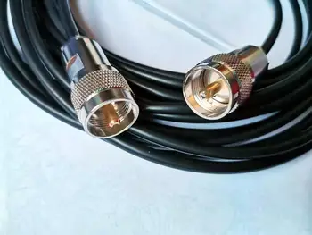 50-5 RF Čisti bakreni kabel z N-N-priključek za Anteno FM Napajalni Kabel 20 Metrov Za Kratki val SW radijski Oddajnik