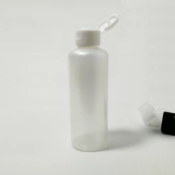 50pcs 150 ml Prazno pearl Plastičnih Pack Steklenico Kristalno Flip Top Cap Prazna Embalaža Debelo
