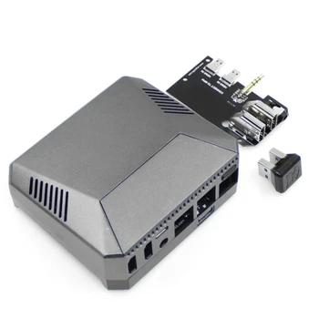 Argon ENO M. 2 Primera za Raspberry Pi 4 Model B M. 2 SATA SSD za USB 3.0, Odbor Podpira UASP Vgrajen Ventilator Aluminijasto Ohišje