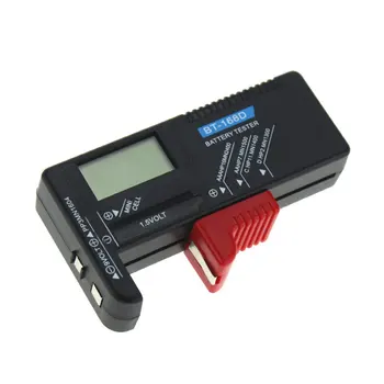 Baterija Volt Tester Univerzalni Tester za Baterije za AA/AAA 9V/1,5 V Gumb Celic C D BT-168D Digitalni LCD Baterije Ravni Testerjev