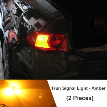 Bela Rdeča LED Avto Žarnice Zavore Parkiranje Vzvratno Luč Za-2019 Toyota Highlander Obrnite Signalna luč Zunanjost, Notranjost LED Luči