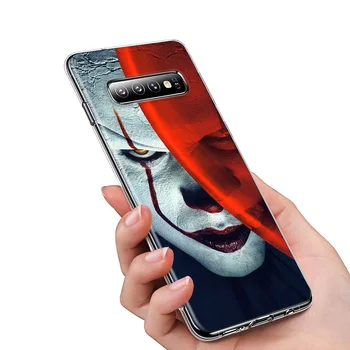 Groza Klovn Pennywise Za Samsung Galaxy Note 20 Ultra 10 9 8 S10 S10E S9 S8 S7 S6 Edge Pro Plus 5G Primeru Telefon