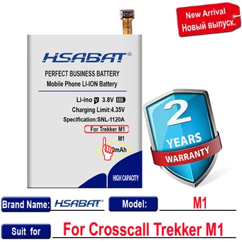 HSABAT 0 Cikel 3800mAh Baterija za Crosscall Pohodnik M1 Visoke Kakovosti Nadomestni Akumulator